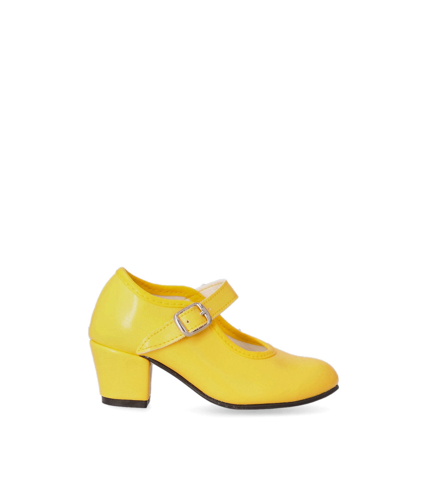 Tacon flamenca amarillo niña  Calzados Pifantines - Zapatería