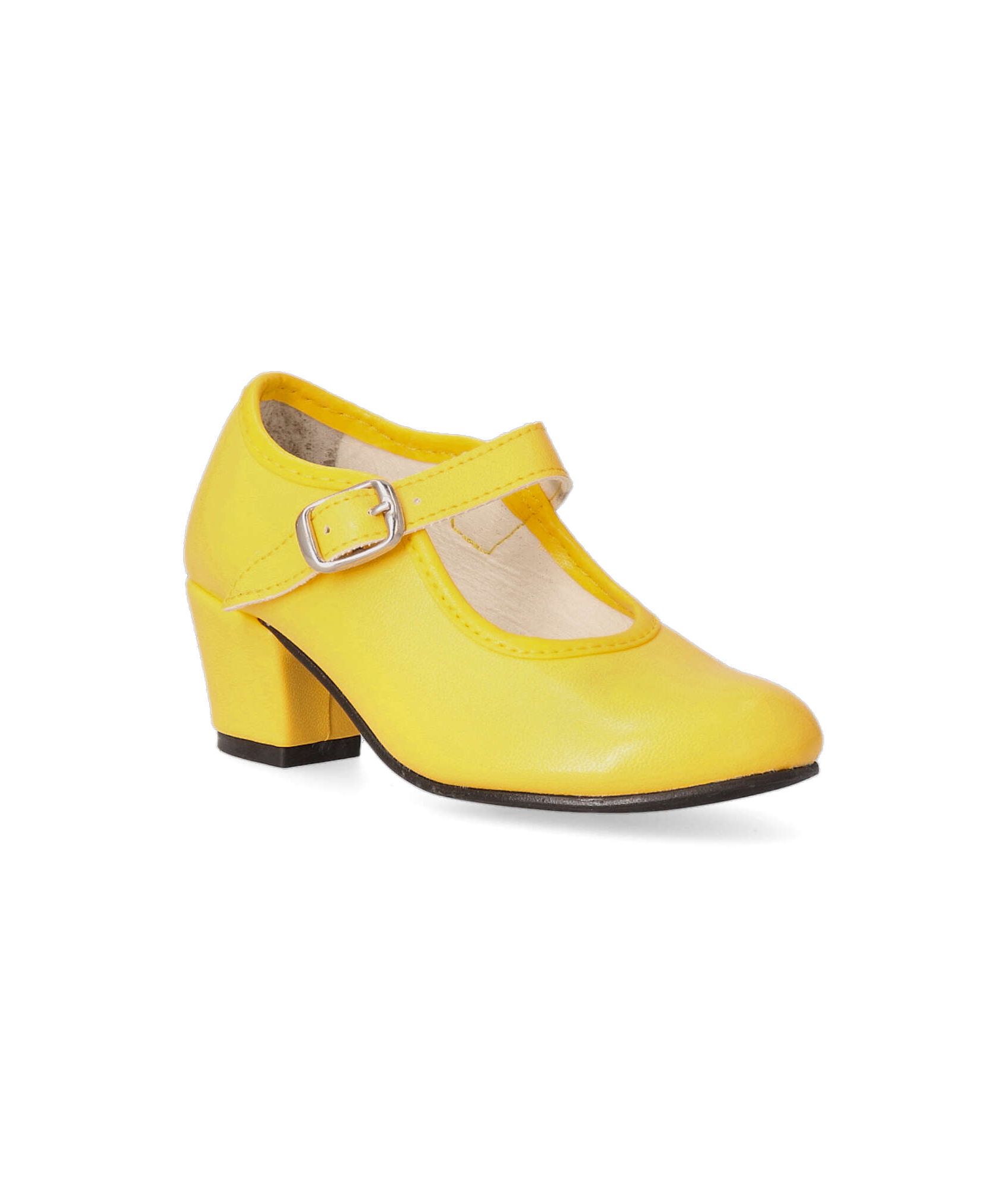 Tacon flamenca amarillo niña  Calzados Pifantines - Zapatería