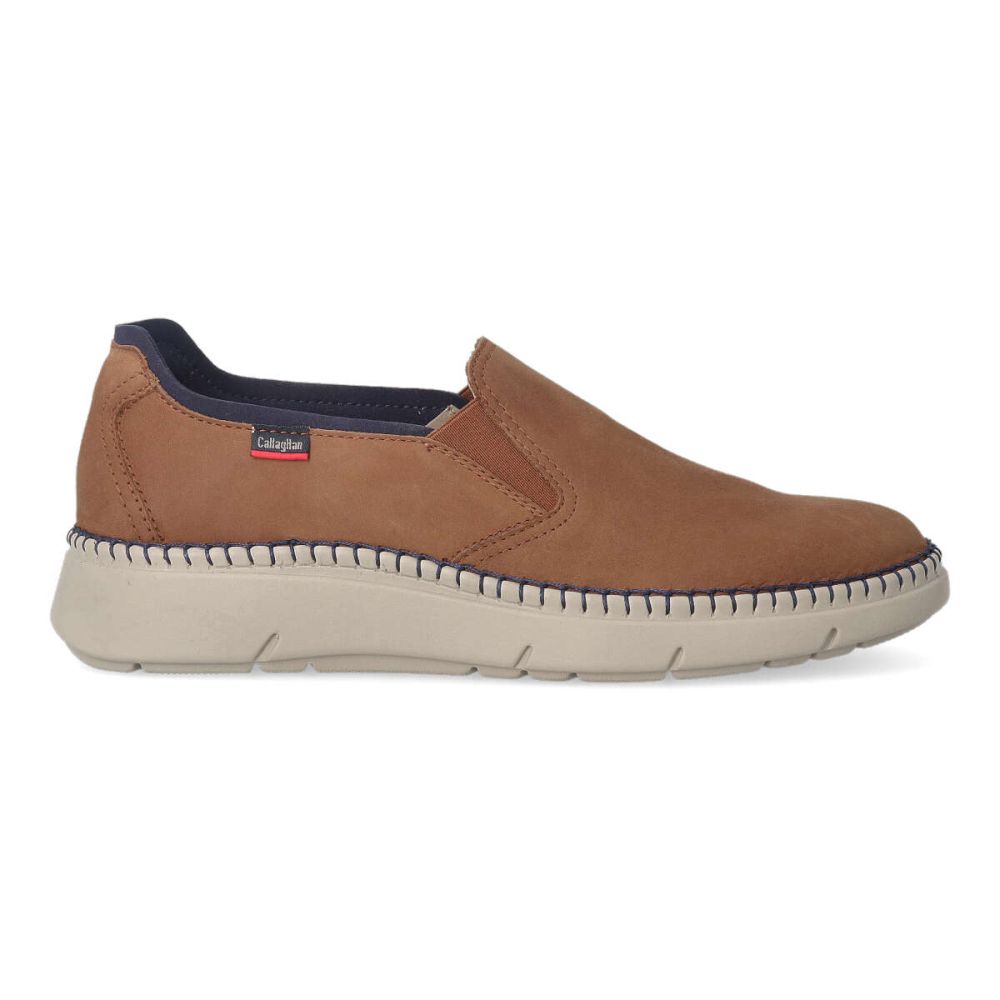 Zapato Callaghan circular taupe hombre