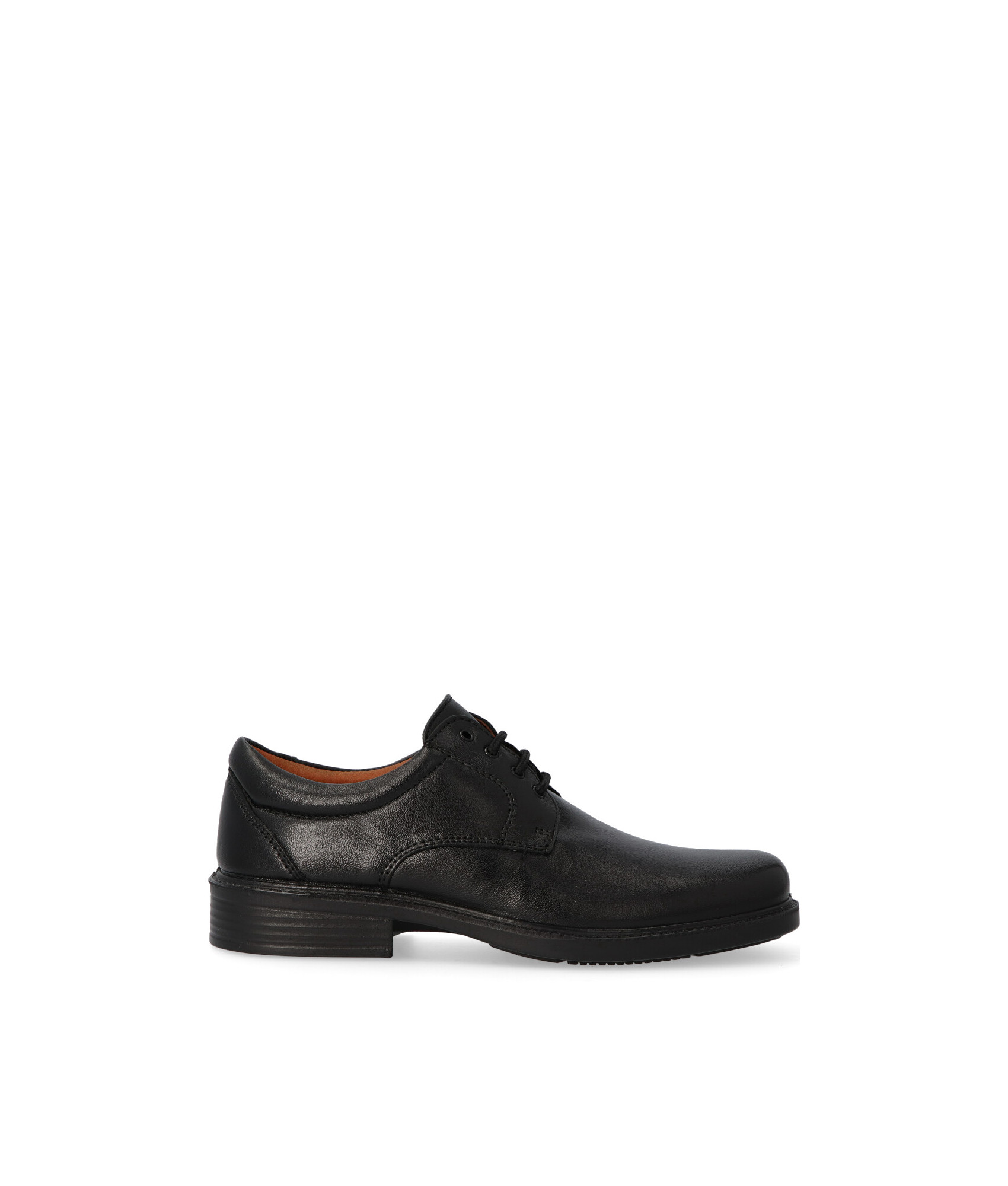 Zapato hombre impermeable cordon elástico piel negro de Lusetti Numero 40 -  Color NEGRO