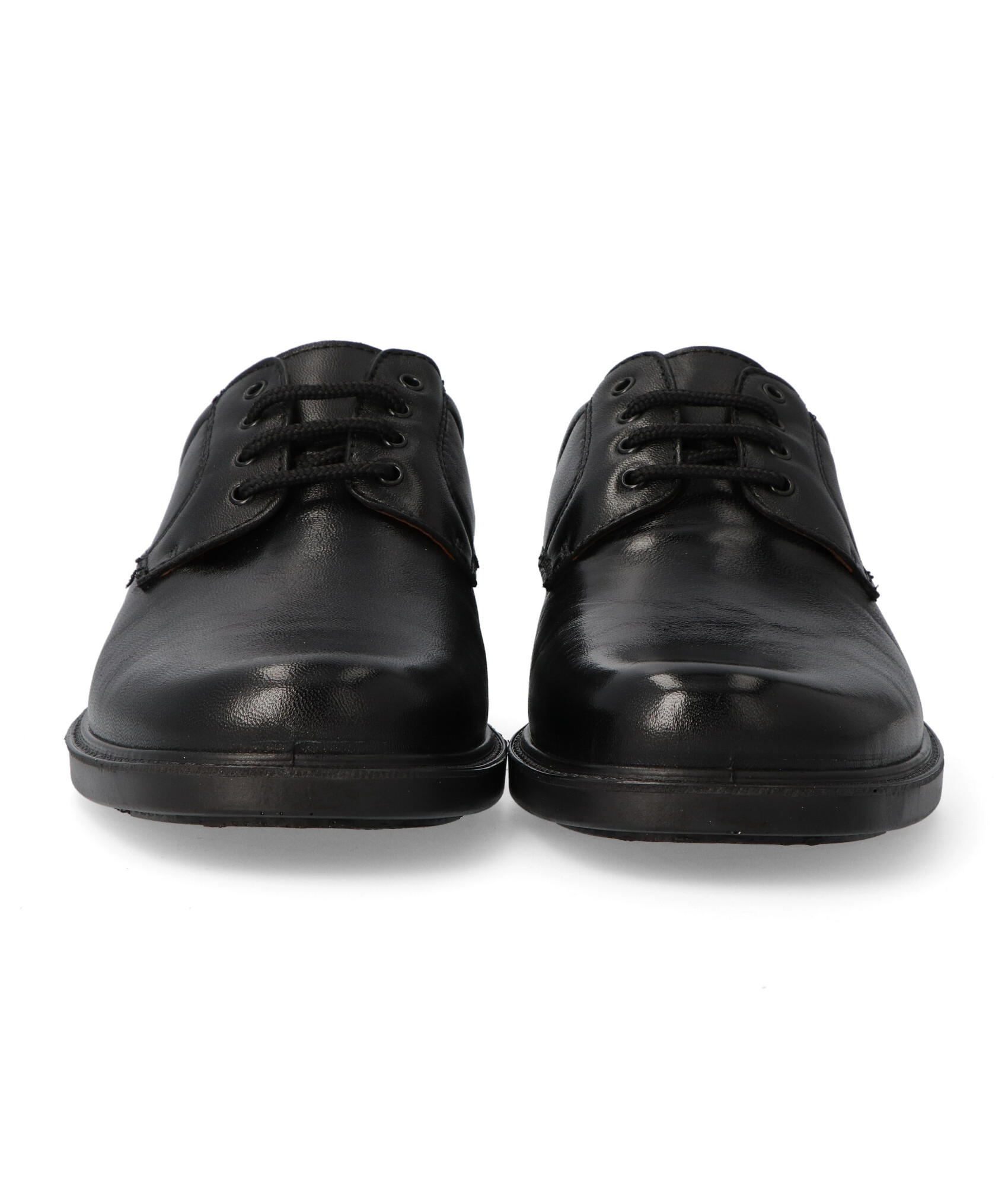 Zapato hombre impermeable cordon elástico piel negro de Lusetti Numero 40 -  Color NEGRO