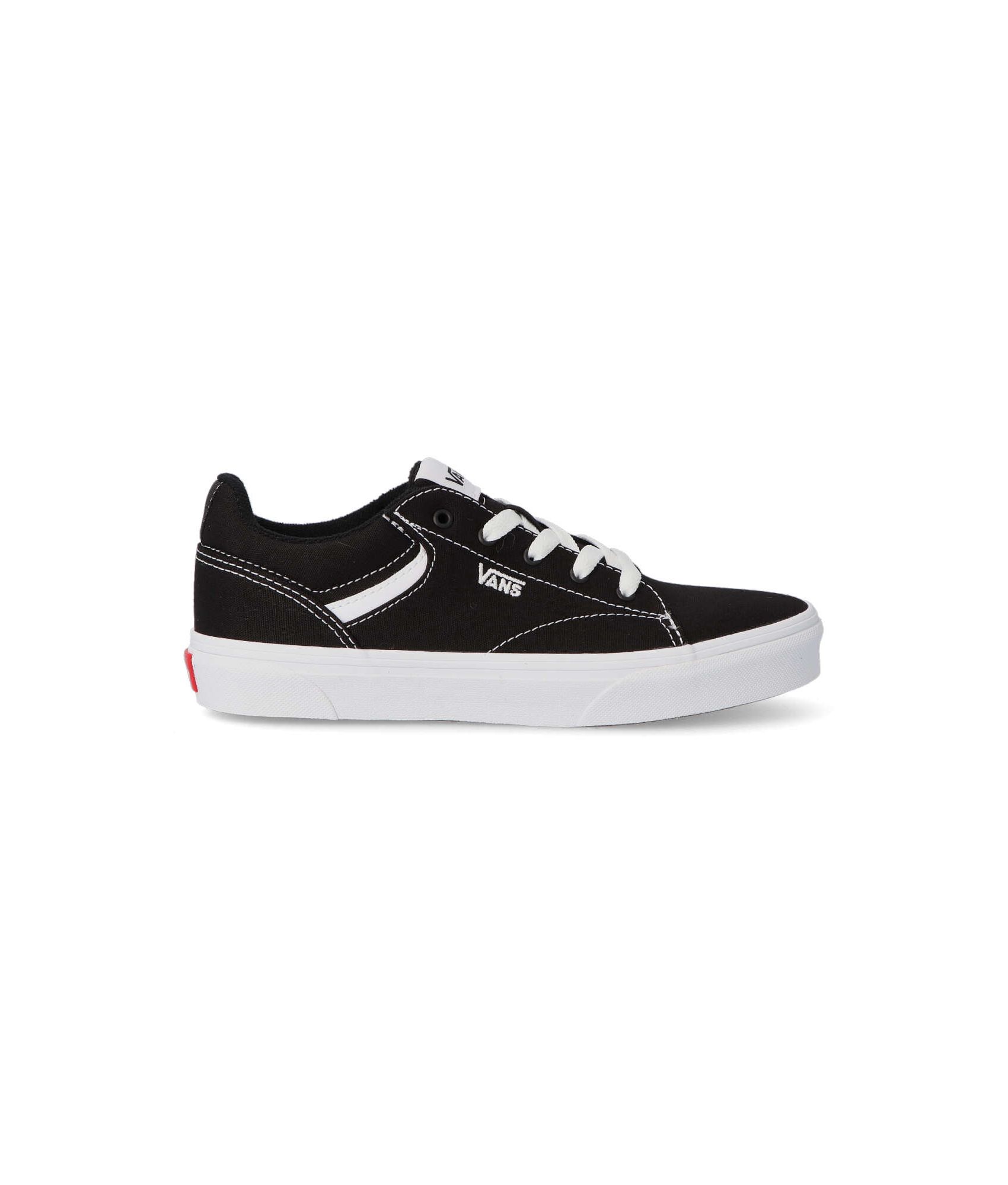 Zapatos vans hotsell color negro largo